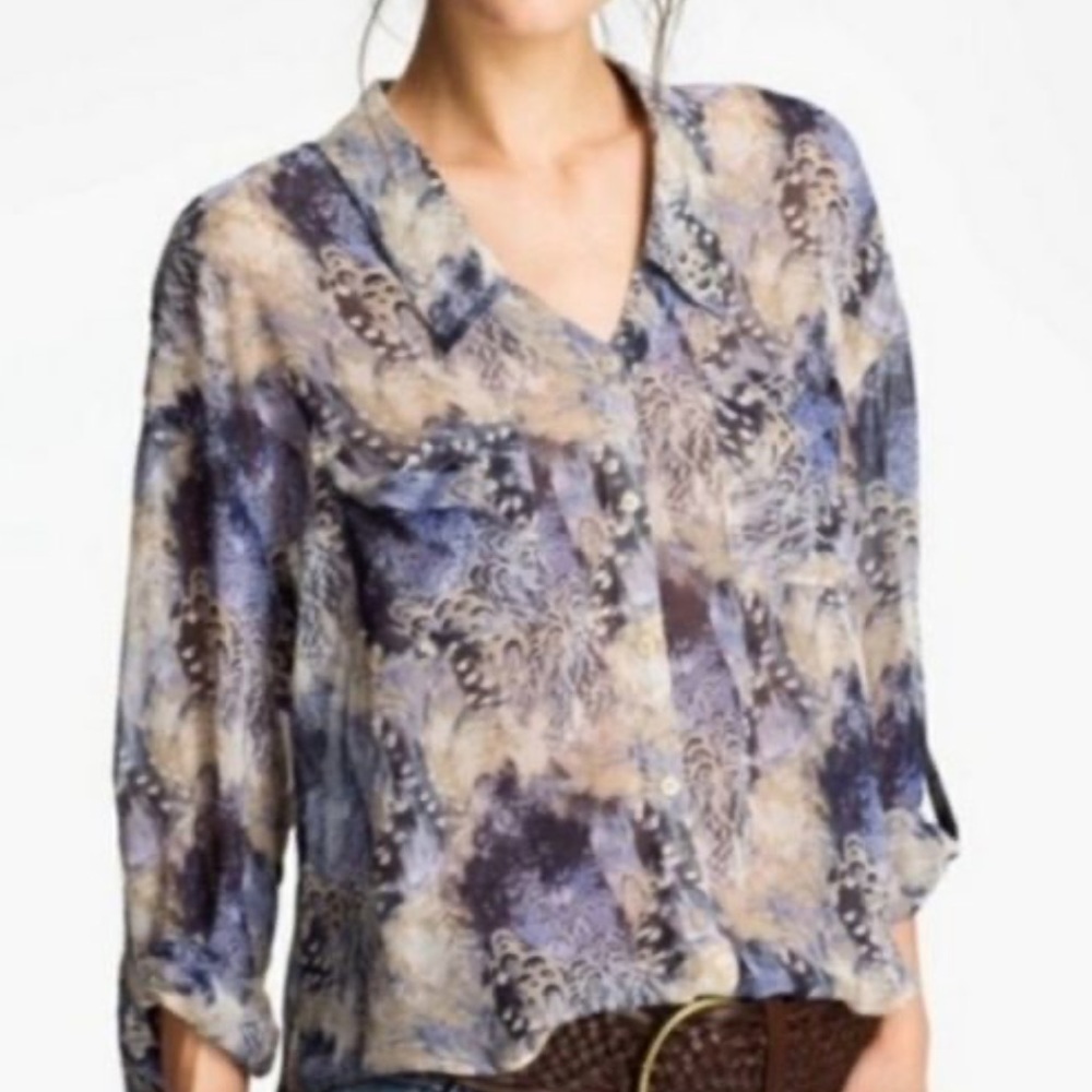 Free People Easy Rider Sheer Top - Picture 2 of 2